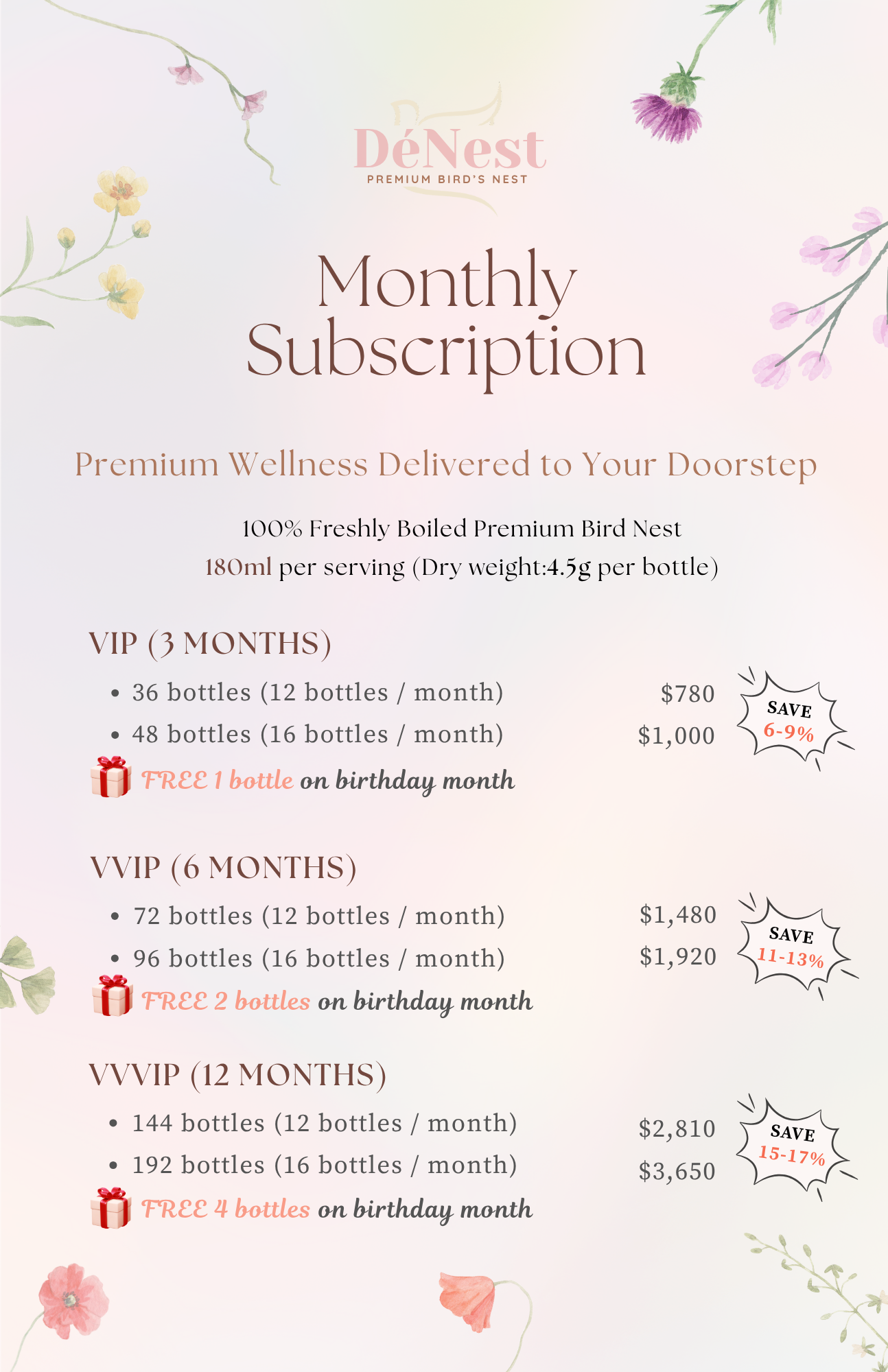 Monthly Subscription
